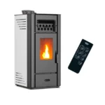 Estufa de pellets de aire Anita 10 kW Sannover Blanco