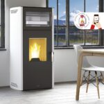 Estufa de pellet Bronpi Noa con horno 12 kW