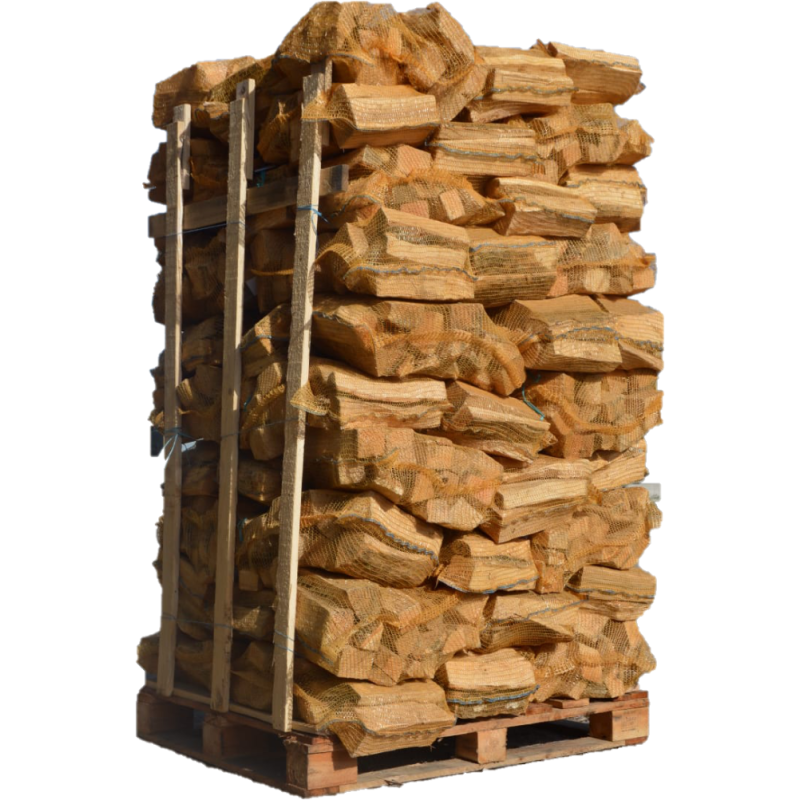 Palet de 70 redes de leña de 25 dm³ en 33 cm
